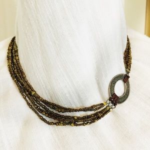 Silpada Multi-strand Beaded Necklace